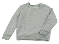 Šedá melírovaná mikina 