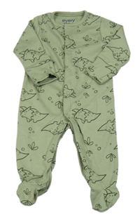 Zelený overal s dinosaury everyday