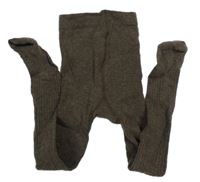 Tmavohnědé punčocháče H&M