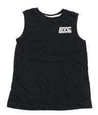 Černé tílko s nápisem F&F