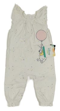 Nové - bílý vzorovaný overal s Púem dunnes