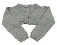 Šedé propínací lehké svetrové bolerko Name it