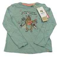 Zelené triko s králíčkem Garcia Jeans 