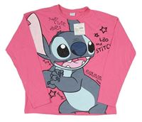 Růžové triko se Stitchem zn. Disney