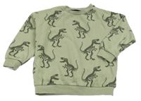 Zelená mikina s diny F&F