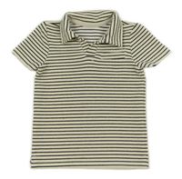 Béžovo-černé pruhované polo tričko George