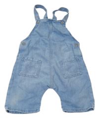Světlemodré riflové laclové kraťasy H&M