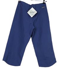 Nové - Dámské tmavomodré šusťákové outdoorové capri kalhoty Usa Pro 