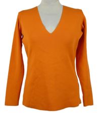 Dámský oranžový lehký svetr Savida 