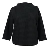 Dámská černá vzorovaná halenka Opus 