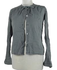 Dámská šedá crop halenka Nele 