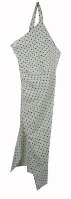 Dámské bílé puntíkované midi asymetrické šaty PrettyLittle Thing