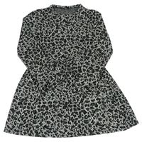 Černo-šedé vzorované šaty zn. Pep&Co
