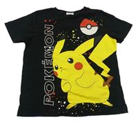 Černé tričko s Pikachu 