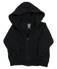 Černá propínací mikina s kapucí F&F