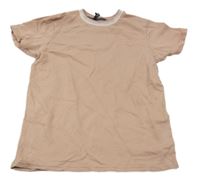 Světlerůžové vzorované úpletové tričko George