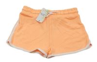 Nové - neonové oranžové kraťasy 