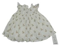 Nové - sametové šaty s květinami George