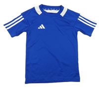 Modro-bílé funkční tričko Adidas