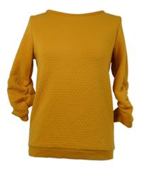 Dámská okrová vzorovaná mikina Tom Tailor