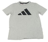 Světlešedé tričko Adidas