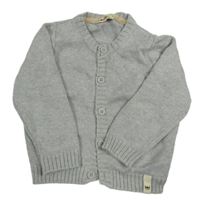 Šedý propínací svetr Kuniboo