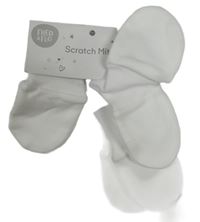 Nové - 3x bílé bavlněné rukavice F&F