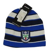 Tmavomodro-modro-bílá pruhovaná čepice s nášivkou O´neills