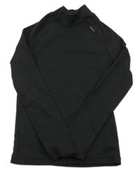 Tmavošedé thermo triko se stojáčkem Wed´ze 