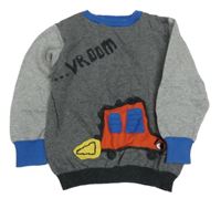 Šedý svetr s autem Next