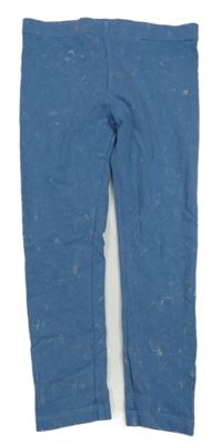 Modré vzorované legíny Next