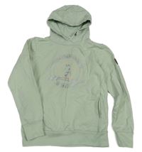 Světlezelená mikina s koníkem a kapucí Yigga