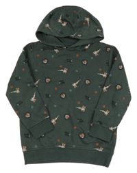 Tmavošedá mikina s tygry a kapucí Topolino