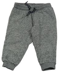 Šedé melírované tepláky H&M