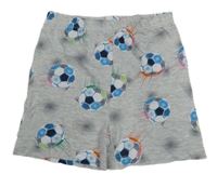 Šedé bavlněné kraťasy s míči Primark