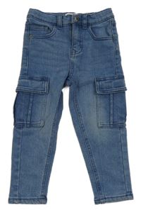 Modré cargo skinny rifle Lily & Dan