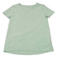 Mintové vzorované tričko Yigga