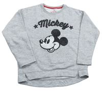 Šedá mikina s Mickeym zn. Disney