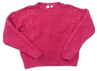 Růžový svetr se vzorem GAP