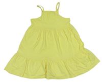 Žluté bavlněné šaty Matalan