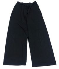 Černé culottes teplákové kalhoty Zara