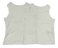 2x - Bílé tílko Primark