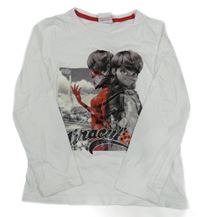 Bílé triko Miraculous 