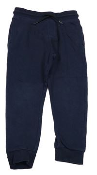 Tmavomodré cuff tepláky George 