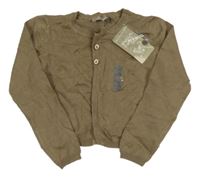 Nové - Pískový propínací svetr 