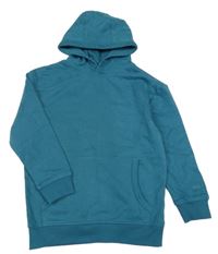 Zelenomodrá mikina s kapucí George