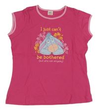 Zářivě růžové tričko s Íjáčkem M&S