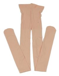 Broskvové silonové punčocháče 