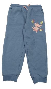 Modrošedé tepláky s liškou Lupilu