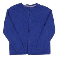 Modrý třpytivý propínací svetr M&S